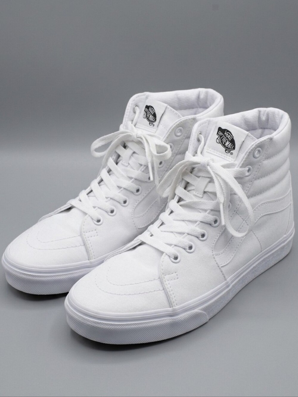 [[Vans]] Sk8-Hi High-Top Sneakers in White